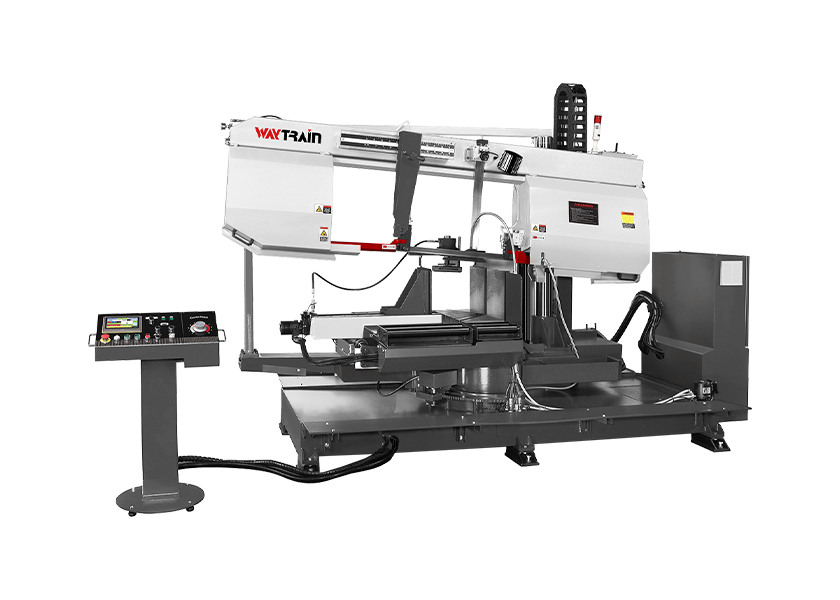 18" Double Miter Cutting Band Saw