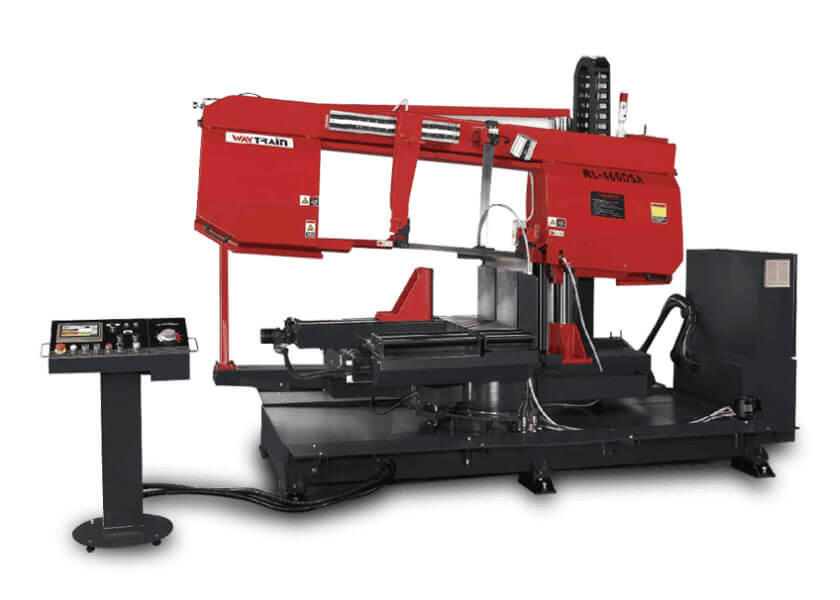 18" Double Miter Cutting Band Saw - Semi-Auto