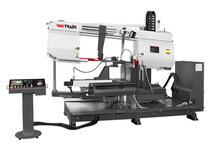 18" Double Miter Cutting Band Saw